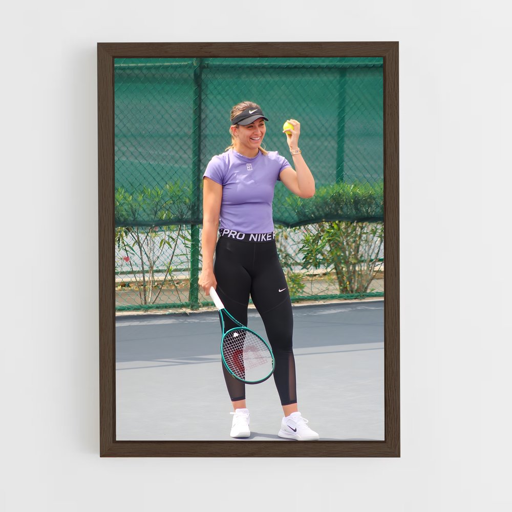 Poster Paula badosa service – affiche Tennis (vue 5)